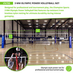 3 MM Olympic Power Volleyball Net