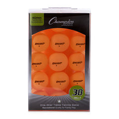 1 Star Table Tennis 38/Box Orange