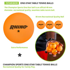 1 Star Table Tennis 38/Box Orange