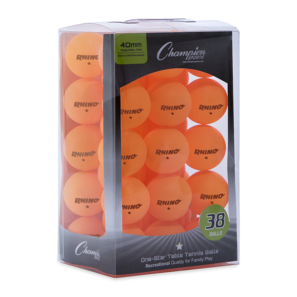 1 Star Table Tennis 38/Box Orange