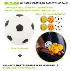 1 Star Table Tennis 6/Sports Pack