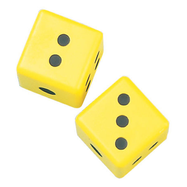 3 Inch Coated Foam Dice