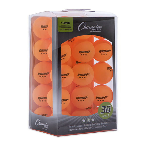 3 Star Tournament Table Tennis Orange