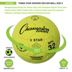 3 Star Indoor Soccer Ball Size 4