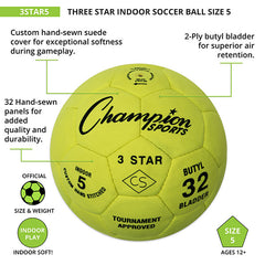 3 Star Indoor Soccer Ball Size 5