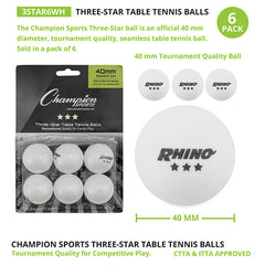 3 Star Tournament Table Tennis