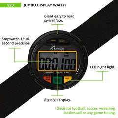 Jumbo Display Watch