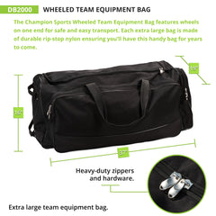 Wheeled Team Equipment Bag