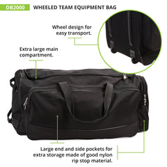 Wheeled Team Equipment Bag