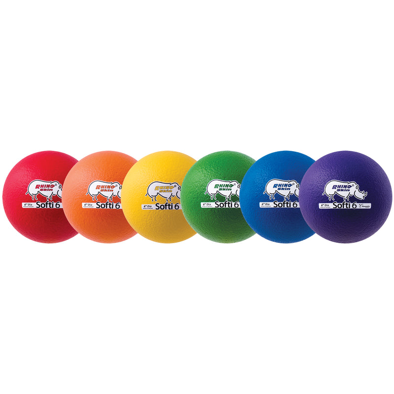 6 Inch Rhino Skin Low Bounce Softi Ball Set