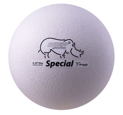 8.5 Inch Rhino Skin Medium Bounce Dodgeball White