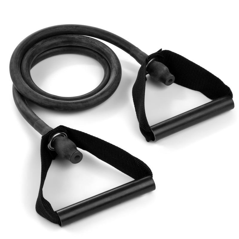 Extra Heavy Resistance Tubing w/PVC Handle, Black