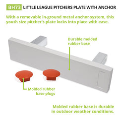 Youth Pitcher's Plate W/Anchor