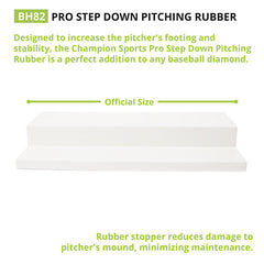 Pro Step Down Pitching Rubber