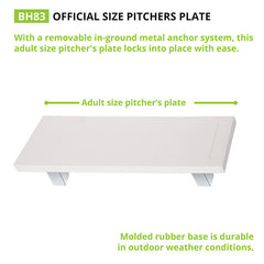 Official Size Pitchers Plate w/Anchor