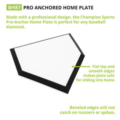 Pro Anchored Homeplate