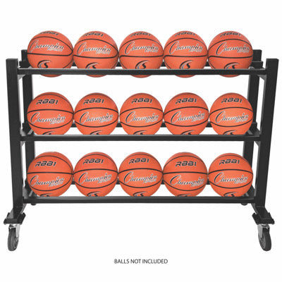 Deluxe Heavy-Duty Basketball Cart