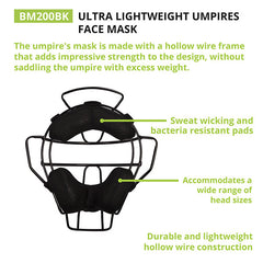 Ultra Lightweight Umpire Face Mask