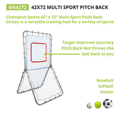 Multi Sport Pitch Back Screen