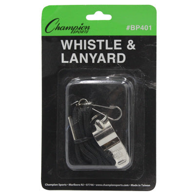 Metal Whistle & Lanyard