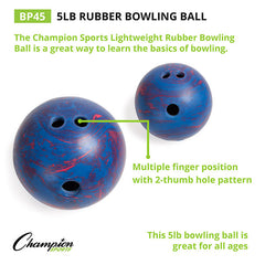 5 lb Rubber Bowling Ball