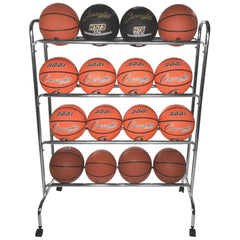 16 Ball Powder-Coated Ball Cart