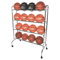 16 Ball Powder-Coated Ball Cart