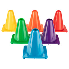 High Visibility Flexible Vinyl Cone Set/6