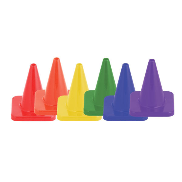 High Visibility Flexible Vinyl Cone Set/6