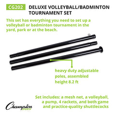 Tournament Series Volleyball/Badminton Set