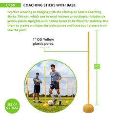 Coaching Sticks With Base