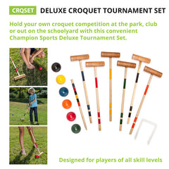 Tournament Series Croquet Set