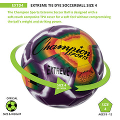 Extreme Tie Dye Size Soccerball Size 4