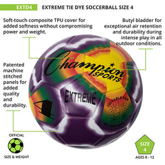 Extreme Tie Dye Size Soccerball Size 4