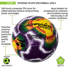 Extreme Tie Dye Size Soccerball Size 5