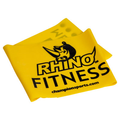 6 LB Resistance Therapy/Exercise Flat Band Yellow