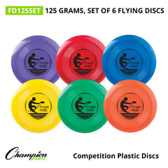 Competition Plastic Disc Set of 6