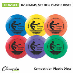 Competition Plastic Discs Set of 6