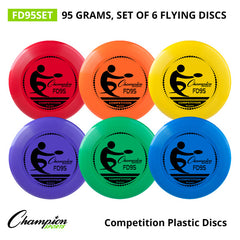 Competition Plastic Discs Set of 6