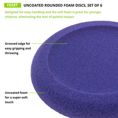 Rounded Edge Uncoated Foam Disc Set