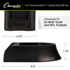 1 Inch Ground Zero® Onside Kick-Off Tee