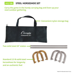 Steel Horseshoe Set