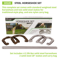 Steel Horseshoe Set