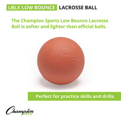 Low Bounce Lacrosse Ball