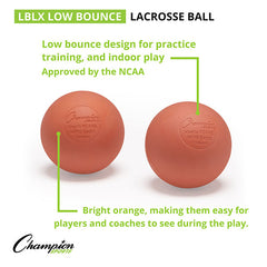 Low Bounce Lacrosse Ball