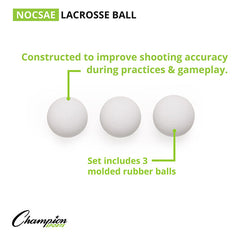 Lacrosse Ball Set of 3