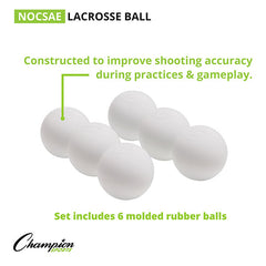 Lacrosse Ball Set of 6