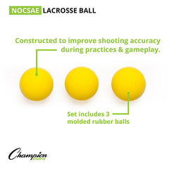 Lacrosse Ball Set of 3