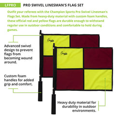 Pro Swivel Linesman's Flag Set