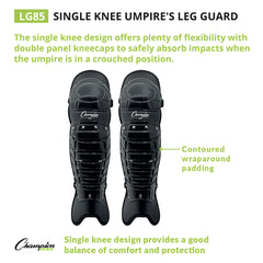 Single Knee Umpire's Leg Guard